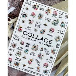 Pegatina al agua colorida...