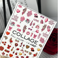 Pegatina al agua colorida...