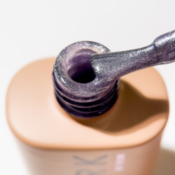 Esmalte Semipermanente Ojo de gato 01 Reflectante Dark, Plata, 10ml