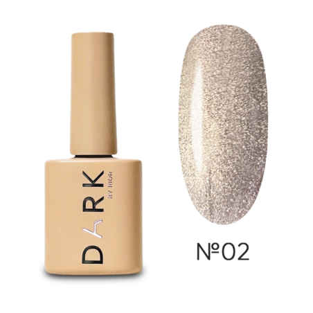 Esmalte Semipermanente Ojo de gato 02 Reflectante Dark, Dorado, 10ml