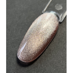 Esmalte Semipermanente Ojo de gato 02 Reflectante Dark, Dorado, 10ml
