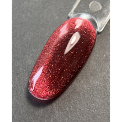 Esmalte Semipermanente Ojo de gato 04 Reflectante Dark, Frambuesa, 10ml