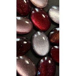 Esmalte Semipermanente Ojo de gato 05 Reflectante Dark, Rojo, 10ml