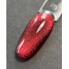 Esmalte Semipermanente Ojo de gato 05 Reflectante Dark, Rojo, 10ml