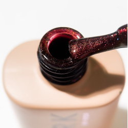 Esmalte Semipermanente Ojo de gato 06 Reflectante Dark, Bronze, 10ml