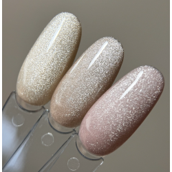 Esmalte Semipermanente Ojo de gato 08 Reflectante Dark, beige, 10ml