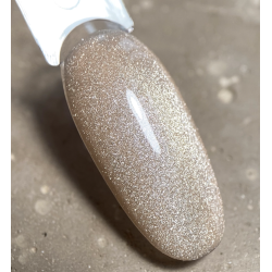 Esmalte Semipermanente Ojo de gato 08 Reflectante Dark, beige, 10ml