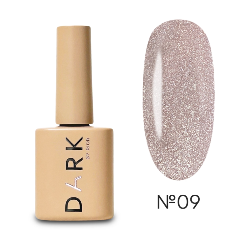 Esmalte Semipermanente Ojo de gato 09 Reflectante Dark, Rosa, 10ml