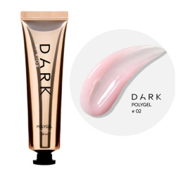 Polygel 02 en tubo DARK, Rosa, 30ml