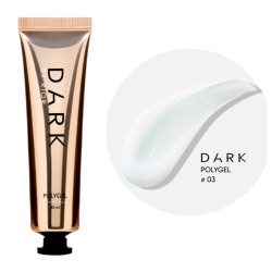 Polygel 03 en tubo DARK, Blanco Traslúcido, 30ml