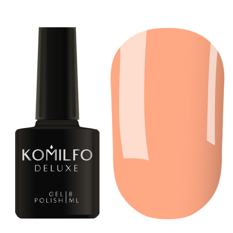 Esmalte Semipermanente D189 melocotón neón, Komilfo, 8 ml