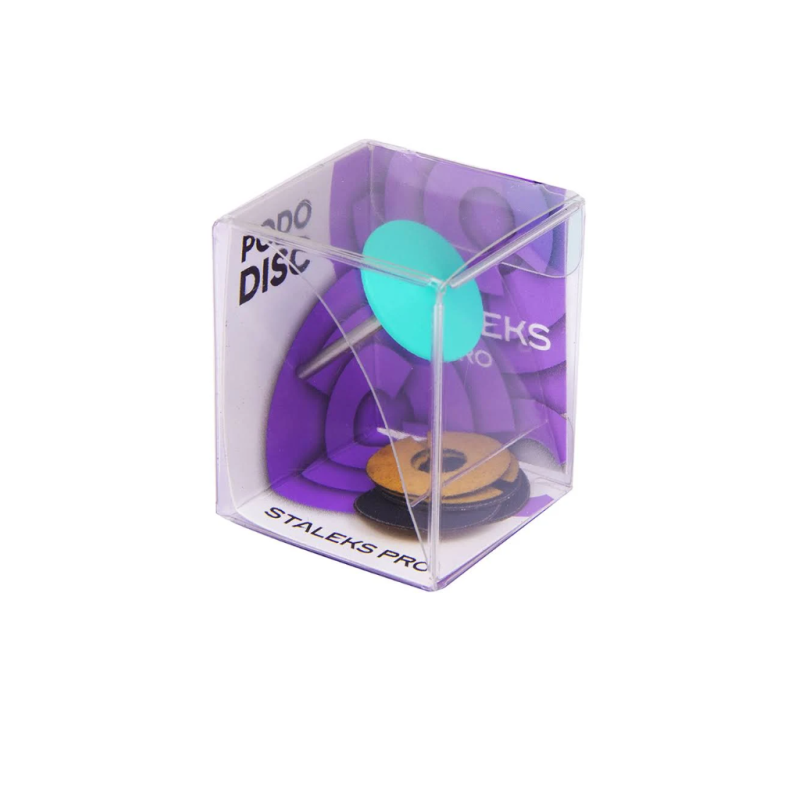 Set Pododisc Alargado Staleks Pro L (25 mm) con 5 discos desechables Grano 180