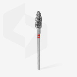 Fresa de Carburo Tungsteno para zurdos, "Maiz" Roja,  STALEKS