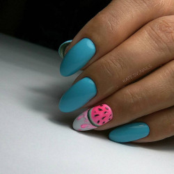 Esmalte Semipermanente D141 Azul Agua, Komilfo, 8ml