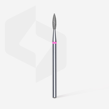 Fresa de diamante "Llama" Punta, Roja 2,1 mm, Staleks
