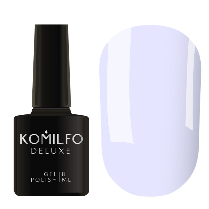 Esmalte Semipermanente D196 Azul Cielo Claro, Komilfo, 8 ml