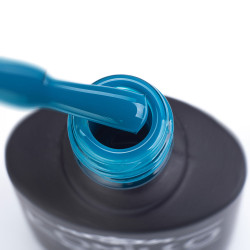 Esmalte Semipermanente D219 Azul Turquesa Oscuro, Komilfo, 8 ml