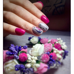 Esmalte Semipermanente D244 Magenta, Komilfo, 8 ml