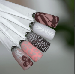 Esmalte Stamping Dark 44, Blanco Perlado, 8ml