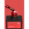 Base Malbec 01 NAILSOFTHEDAY, rojo intenso, 10ml