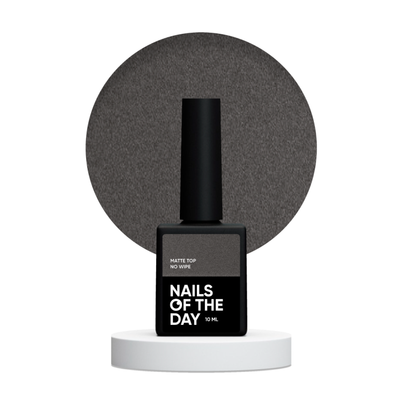 Top Matte NAILS OF THE DAY, Top mate sin capa adhesiva, con filtros UV, 10 ml