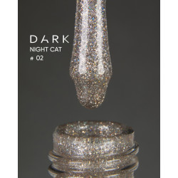 Esmalte Semipermanente Ojo de gato 02, Night Cat Reflectante Dark, 10ml