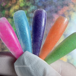 Pigmento para uñas Supernova nails Palette 24 colores NAILS OF THE NIGHT