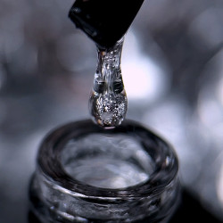 Top Glossy Wipe NAILS OF THE DAY, top brillante con capa pegajosa y sin filtros UV, 10 ml