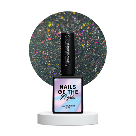 Base Reflective 01 Nails of the night, Base reflectante de camuflaje, 10 ml