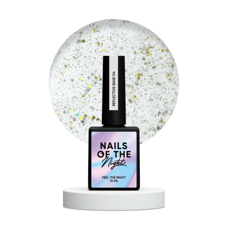Base Reflective 04 Nails of the night, Base reflectante de camuflaje, 10 ml