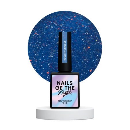 Base Reflective 05 Nails of the night, Base reflectante de camuflaje, 10 ml