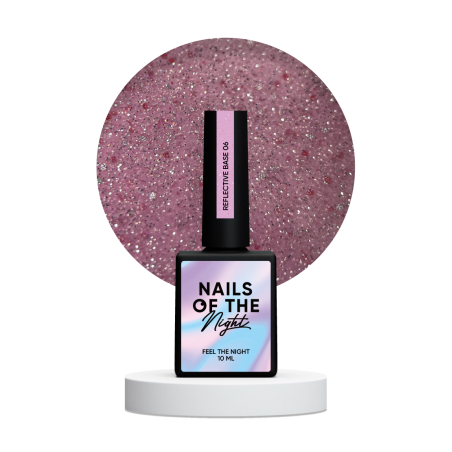 Base Reflective 06 Nails of the night, Base reflectante de camuflaje, 10 ml