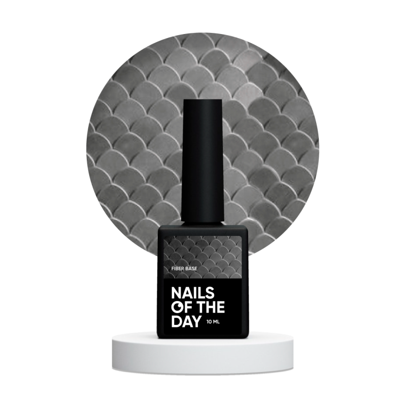 Fiber Base NAILS OF THE DAY, transparente con fibras de nylon, 10ml