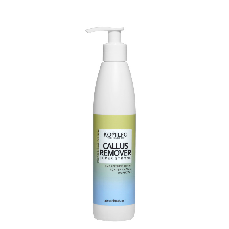 Callus Remover "Super Strong Formula", Peeling ácido para pedicura, Komilfo, 250ml
