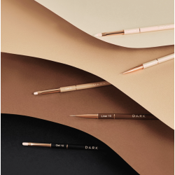 Pincel para Gel DARK, sintético de forma ovalada, 10 mm