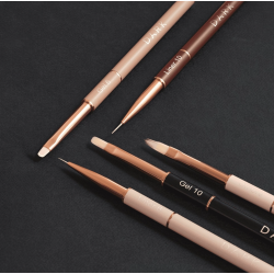 Pincel para Gel DARK, sintético de forma ovalada, 10 mm