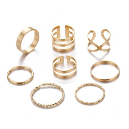 Juego de 8 anillos para fotos