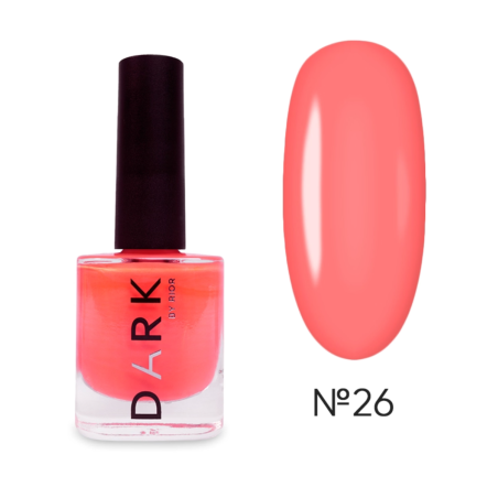 Esmalte Stamping Dark 26, Coral neón, 10ml