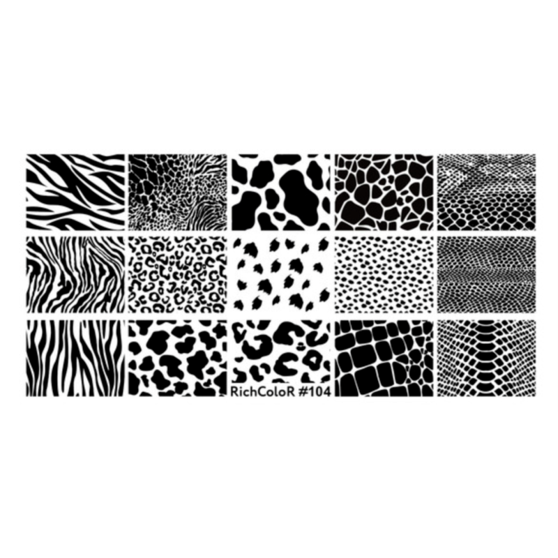 Placa Stamping RichColor 104