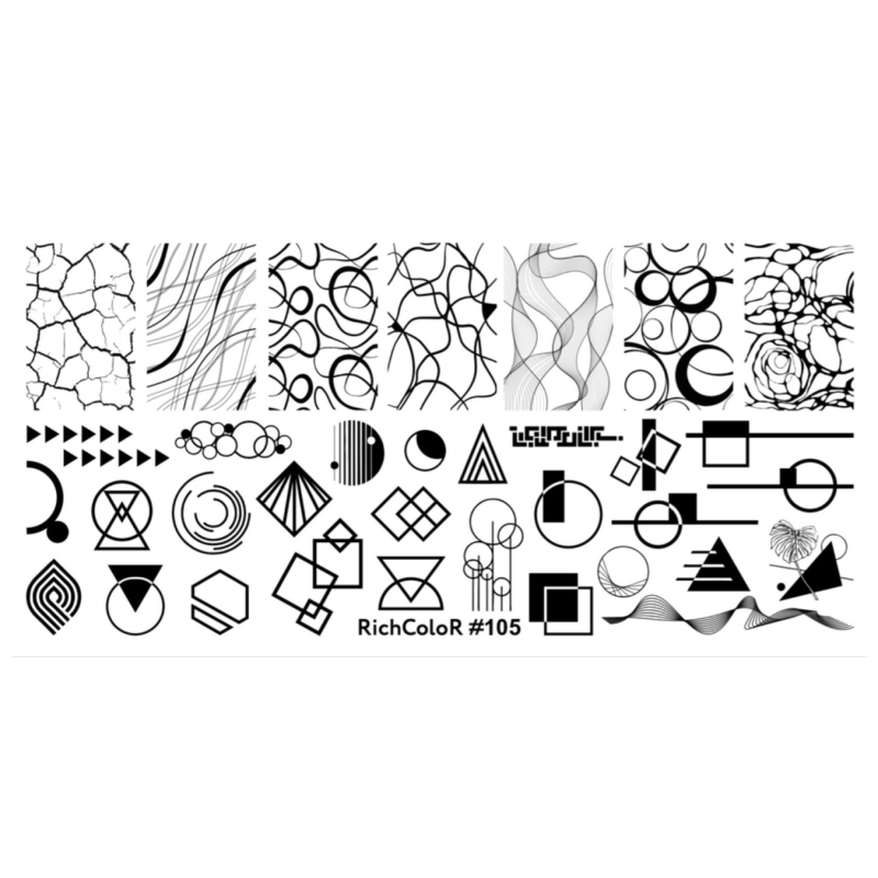 Placa Stamping RichColor 105