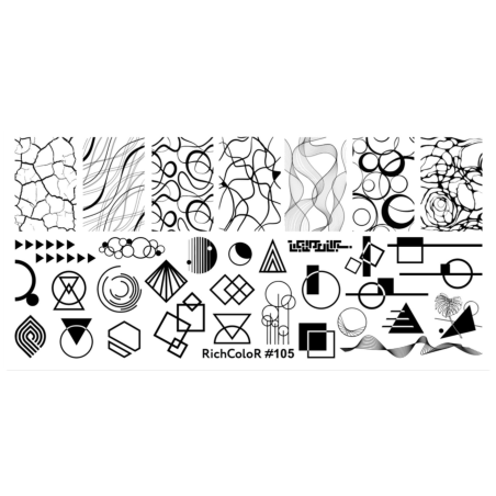 Placa Stamping RichColor 105