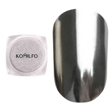 Mirror Powder N°001(Polvo efecto espejo), Color Plata Komilfo,0,5gr