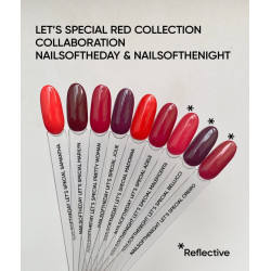 Esmalte Semipermanente Let's special Tina NAILSOFTHEDAY, Cereza muy oscuro, 10ml