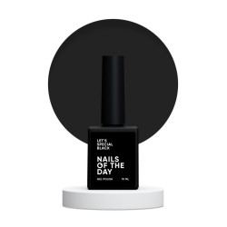 Esmalte Semipermanente Let's special Black NAILSOFTHEDAY, negro, 10ml
