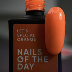 Esmalte Semipermanente Let's special Orange NAILSOFTHEDAY, Naranja, 10ml