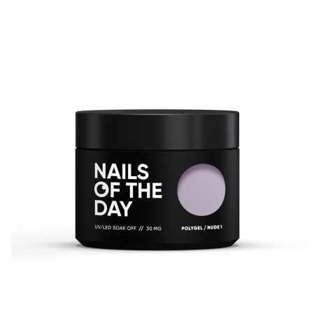 Polygel Nude 01 NAILSHOFTHEDAY, 30 ml