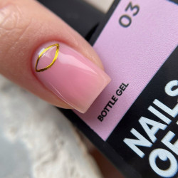Bottle Gel 03 con pincel NAILSOFTHEDAY, 10 ml
