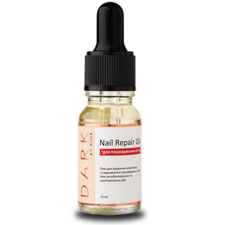 Nail Repair Oil DARK, tratamiento para curar y prevenir hongos y onicolisis de las uñas, con pipeta, 10ml