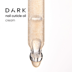 Aceite seco de cutículas con brillo Cream DARK, 10ml