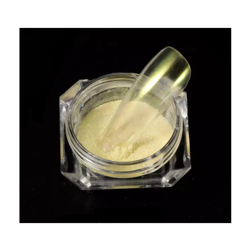 Mirror Chrome Powder Ice Magic 12, amarillo